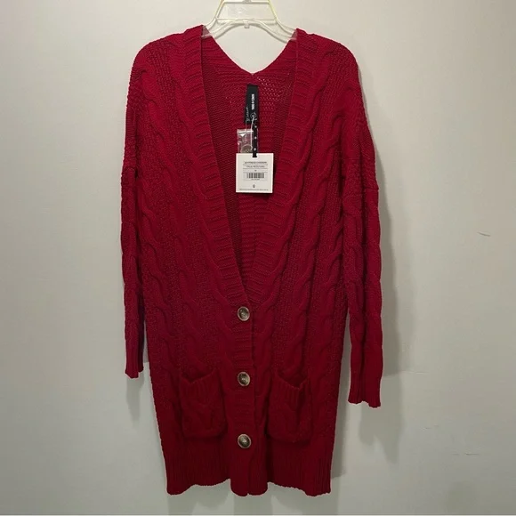Agnes & Dora boyfriend cardigan Size M 1388 - Picture 2 of 10